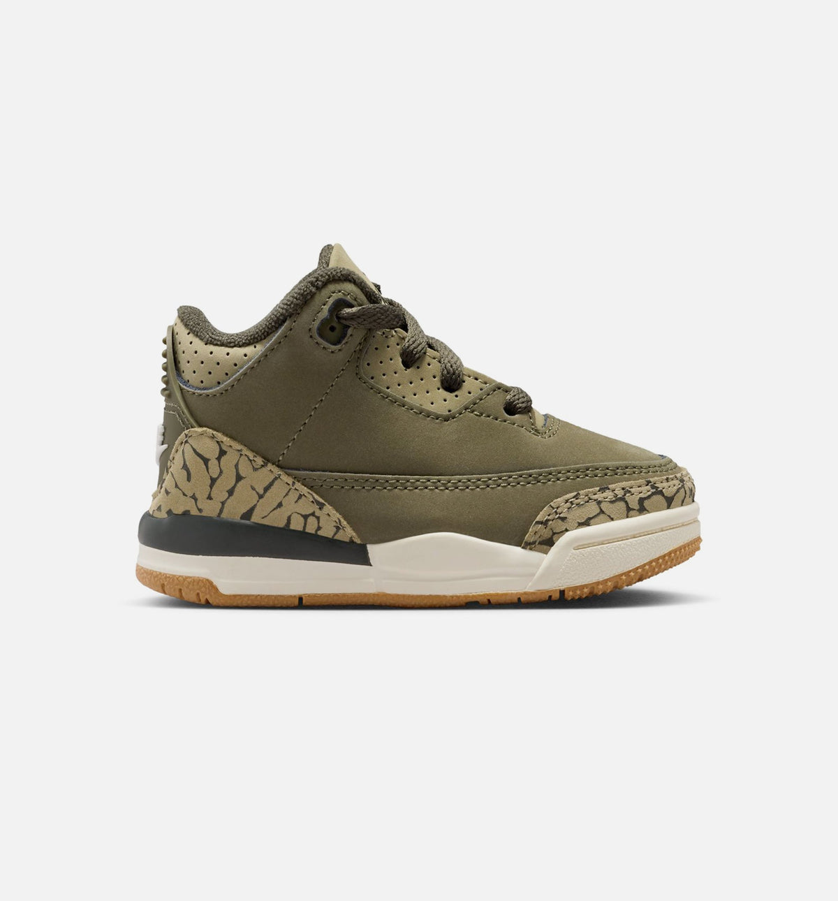 Air Jordan 3 Retro “Medium Olive” Baby and Toddler Lifestyle Shoes