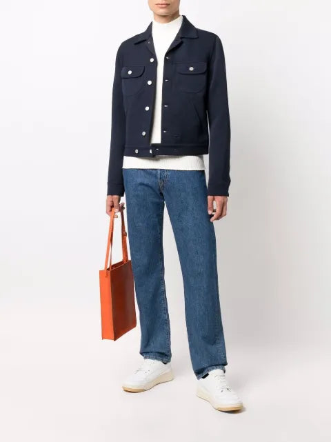 Courrèges twill trucker jacket