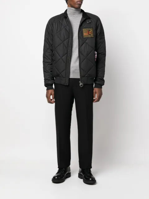 Barbour logo-patch quilted jacket