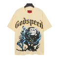 Godspeed Atlas Globe Vintage T‑Shirt Oversized Streetwear Graphic Tee