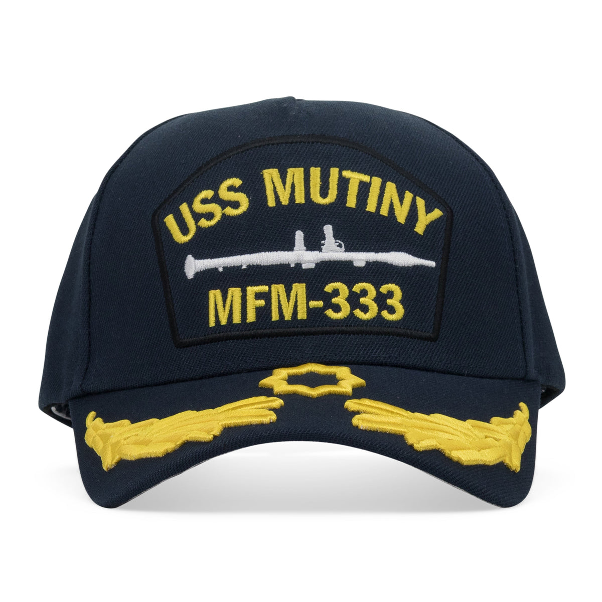 Blue USS Mutiny Snap-Back Cap