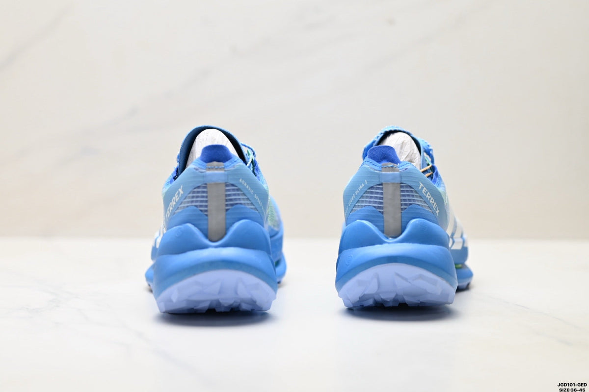 Adidas K81801750 Unisex Running Shoes - 3 Colorways incl. Light Blue/Blue & Orange/Black