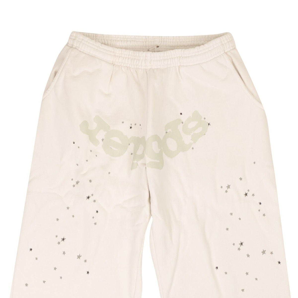 White Logo Jogger Sweatpants