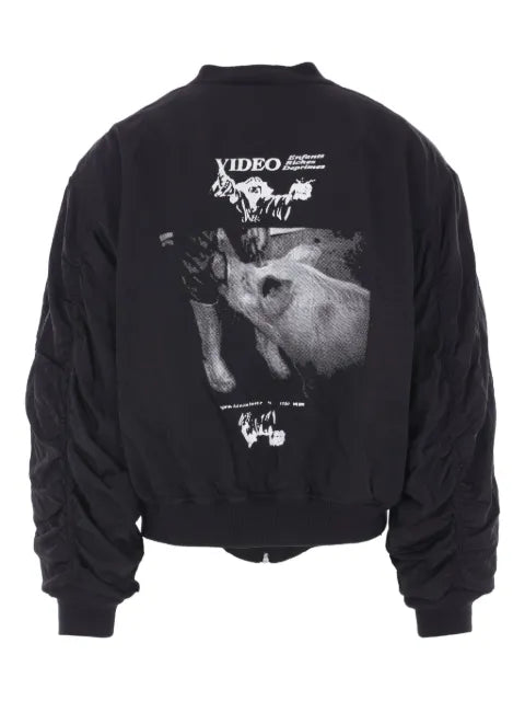 Enfants Riches Déprimés Video graphic-print bomber jacket