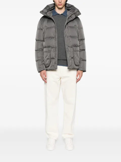 Herno hooded quilted jacket