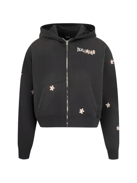Nahmias Flower Gromes zip-up hoodie