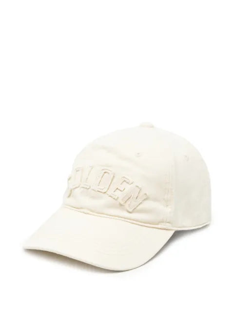 Golden Goose baseball cap with Ton-in-Ton "Golden" patch