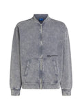 Karl Lagerfeld Jeans washed-finish zip-fastening jacket