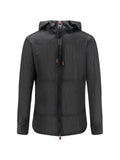 Kiton zip-up hooded jacket