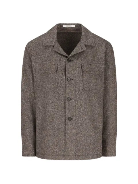 Tagliatore button-up patch-pocket jacket