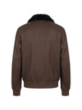 Montecore faux-fur collar bomber jacket