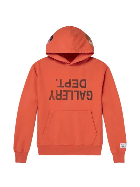 GALLERY DEPT. logo-print appliquéd hoodie