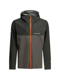 Montbell hooded two-tone coat