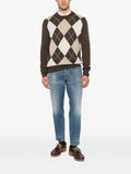 Fileria argyle-knit sweater