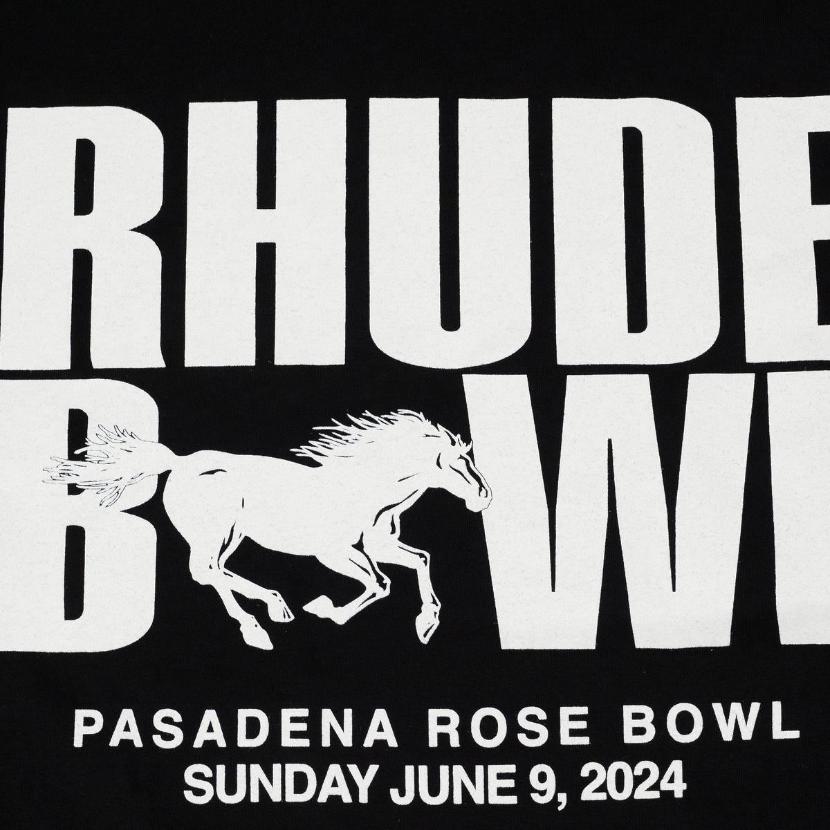 Black Rhude Bowl L/S T-Shirt