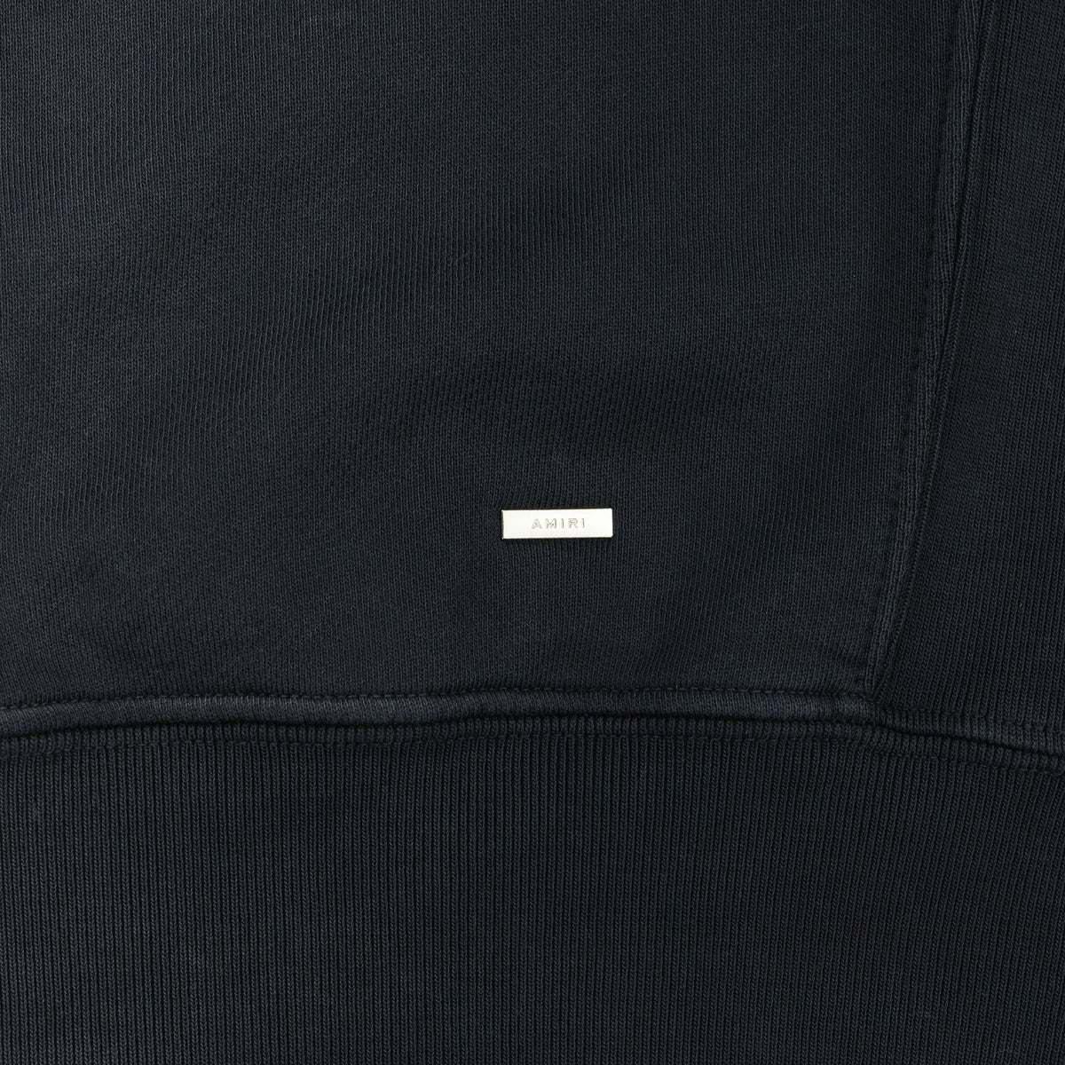 Black Logo Appliqué Cotton Short Sleeves Sweatshirt