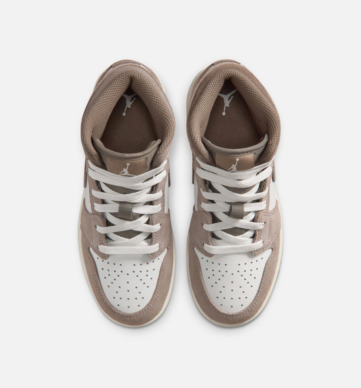 Air Jordan 1 Mid Grade School – Enigma Stone/Olive Grey/Summit White