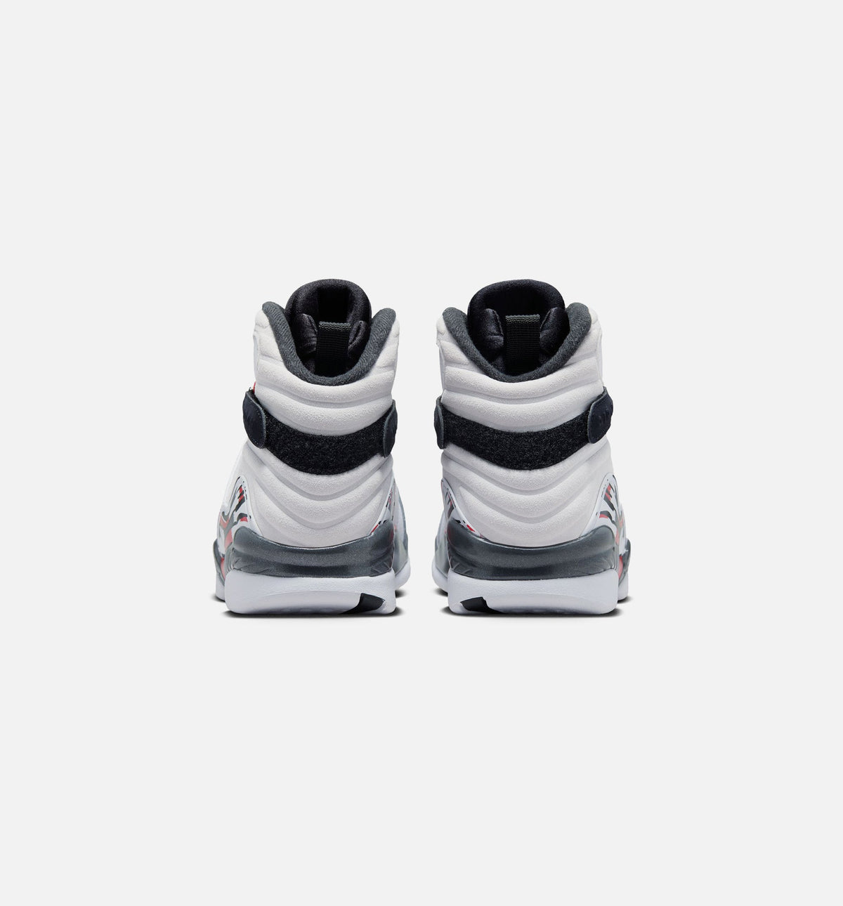 Air Jordan 8 Retro White and True Red Men's Shoes - White/Black/Red