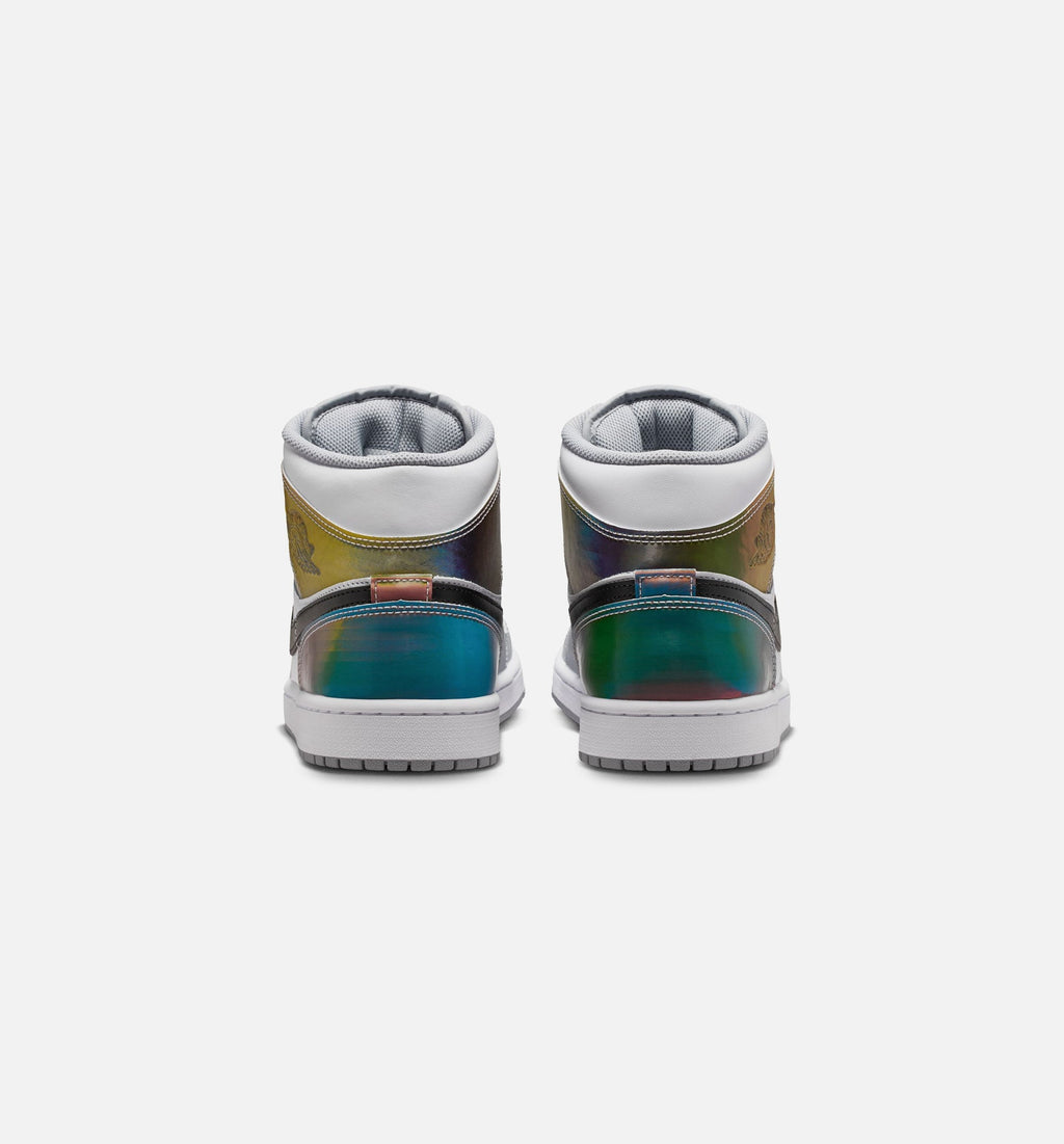 Air Jordan 1 Mid SE – Men's Lifestyle Shoe in Black/White/Wolf Grey