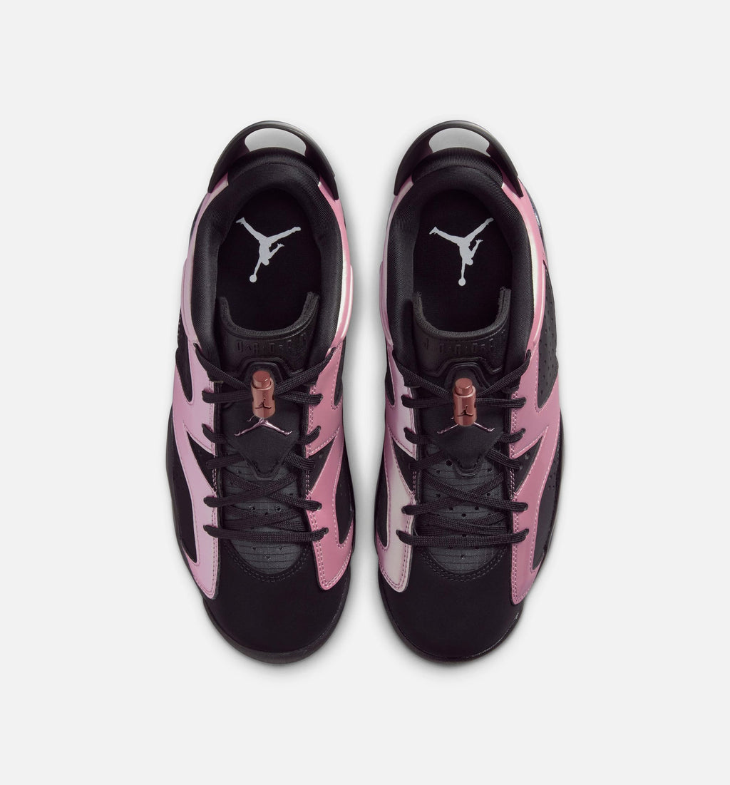 Air Jordan 6 Retro Low Metamorphosis Black and Desert Berry Women's Sneakers