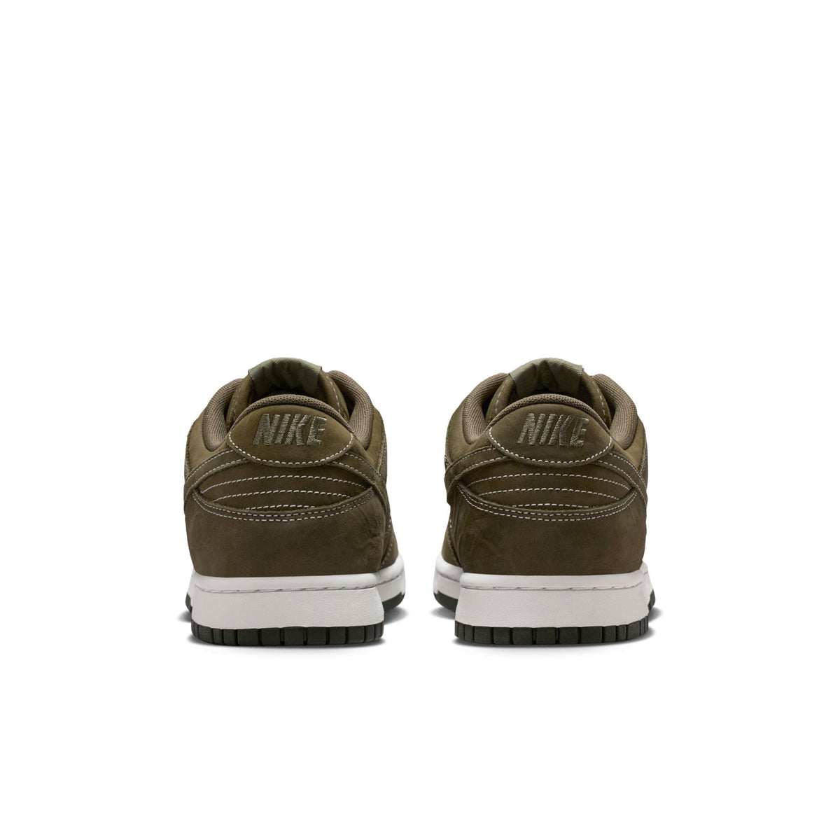 Nike Dunk Low QS "Medium Olive Reverse Stitch" - IO4550-200