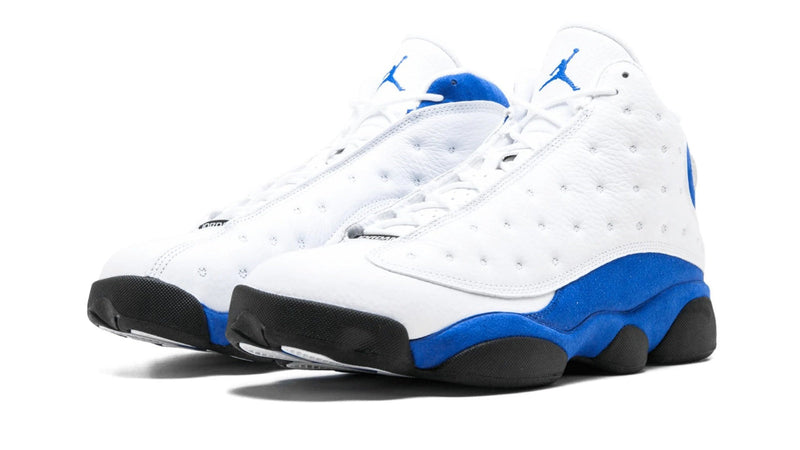 Air Jordan 13 Retro 'Hyper Royal' – Vibrant Blue & White AJ13 with Holographic Eye & Bold Panther Energy