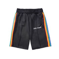 Palm Angle Shorts Palm Angels Casual Striped Shorts Elastic Men's and Women's Sports Fifth Pants