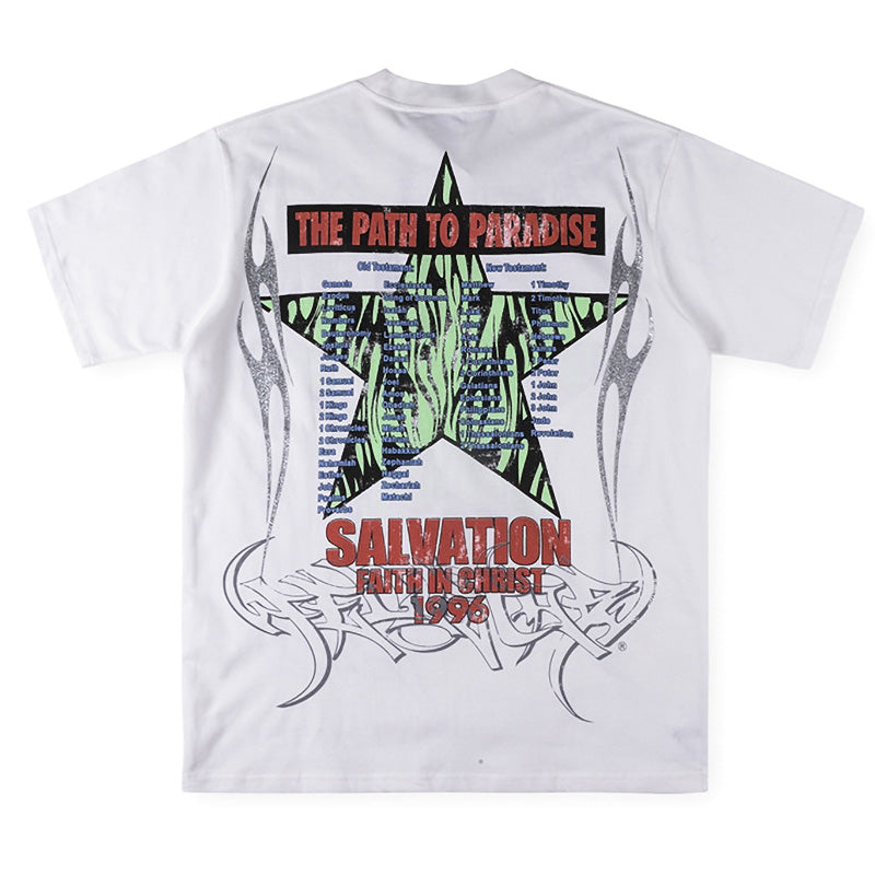 Hellstar Five-Pointed Star Print T-Shirt