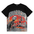 Mixed Emotion Red Sky Apocalyptic Scene Retro Graphic Tee