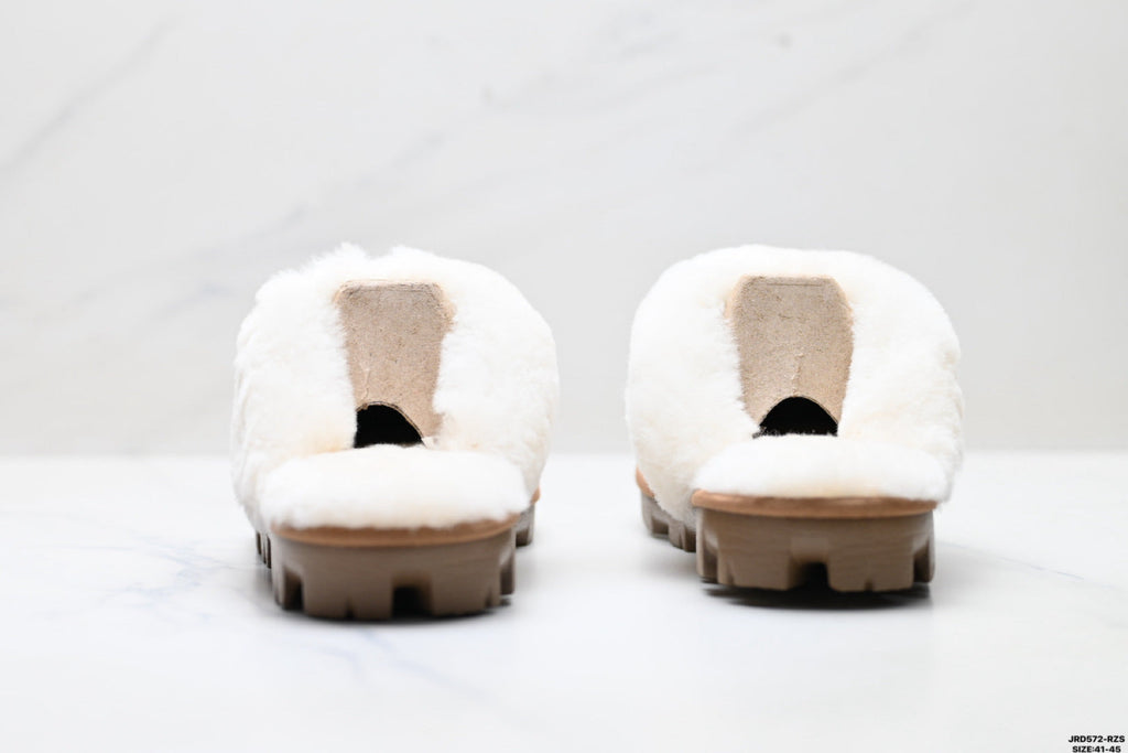 UGG Coquette Shearling Platform Slip-Ons