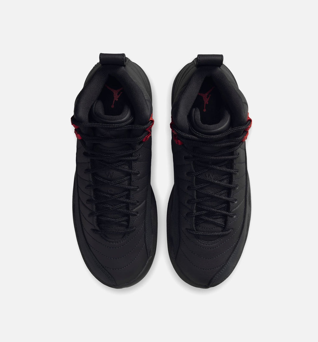 Air Jordan 12 Retro Bloodline Grade School Lifestyle Shoe – Black/Varsity Red