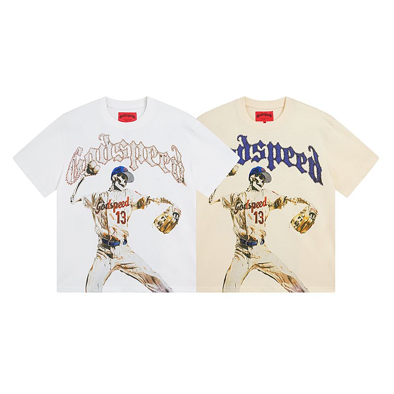 Godspeed Baseball Graphic T-Shirt