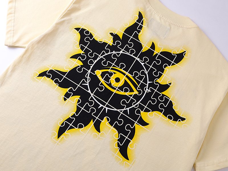 Godspeed Skull & Puzzle-Eye Graphic T-Shirt