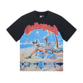 Godspeed Beach Skeleton Graphic T-Shirt