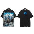 Godspeed Washed Black Rock Graphic T-Shirt