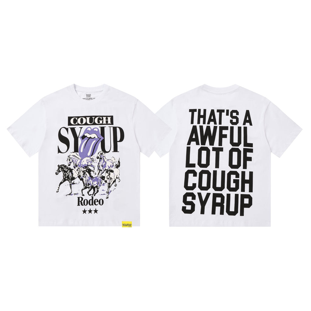 THAT'S A AWFUL LOT OF COUGH SYRUP Front & Back Graphic T-Shirt