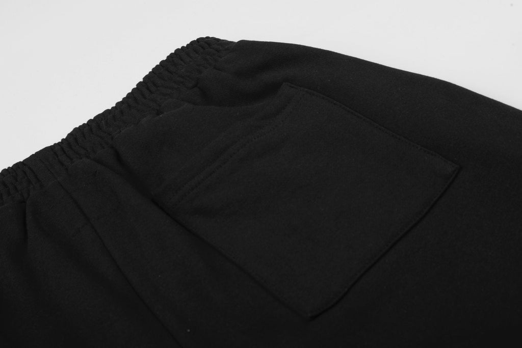 Sp5der Black Graphic Shorts
