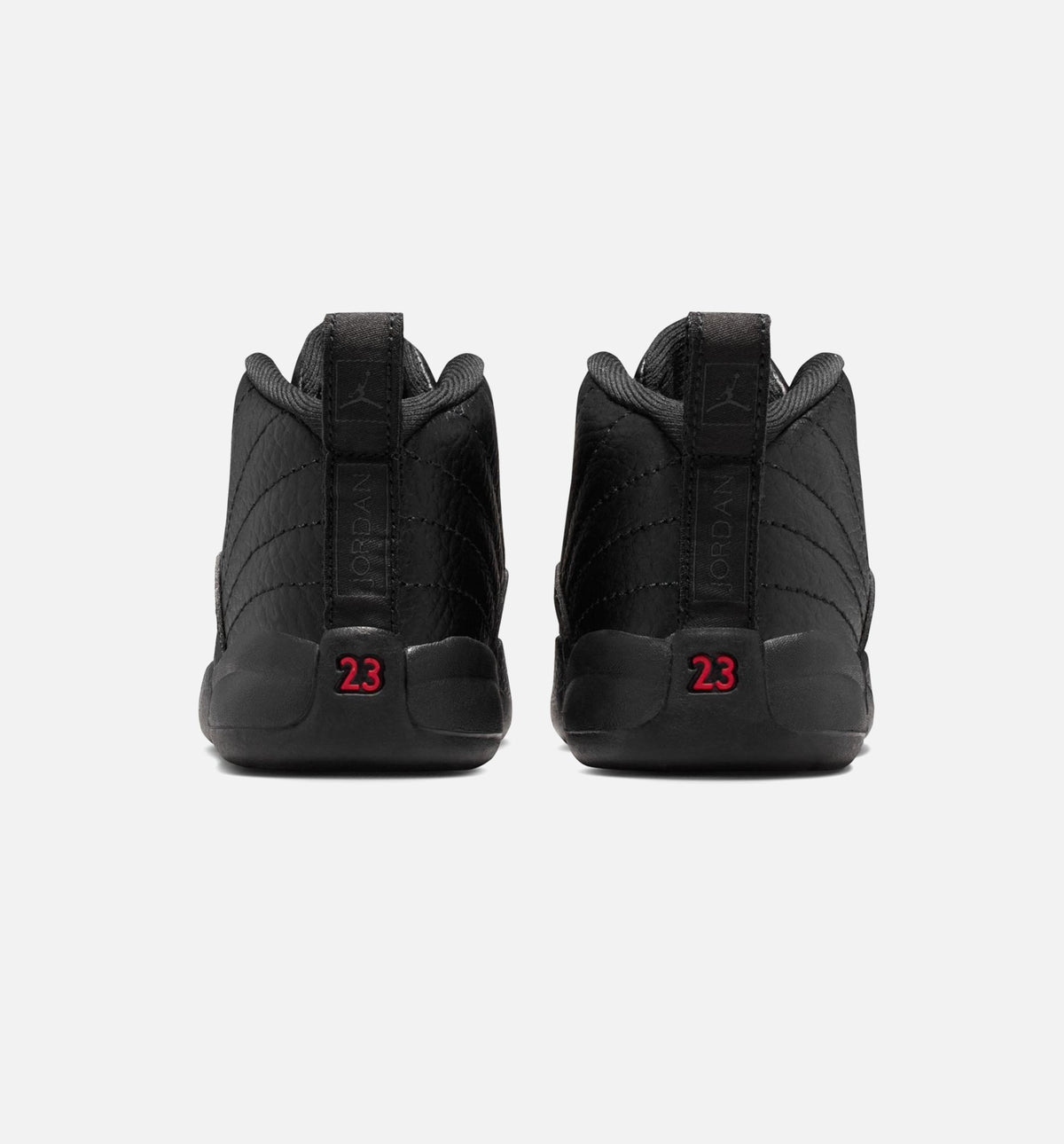 Air Jordan 12 Retro Bloodline Infant/Toddler Lifestyle Shoes - Black/Varsity Red