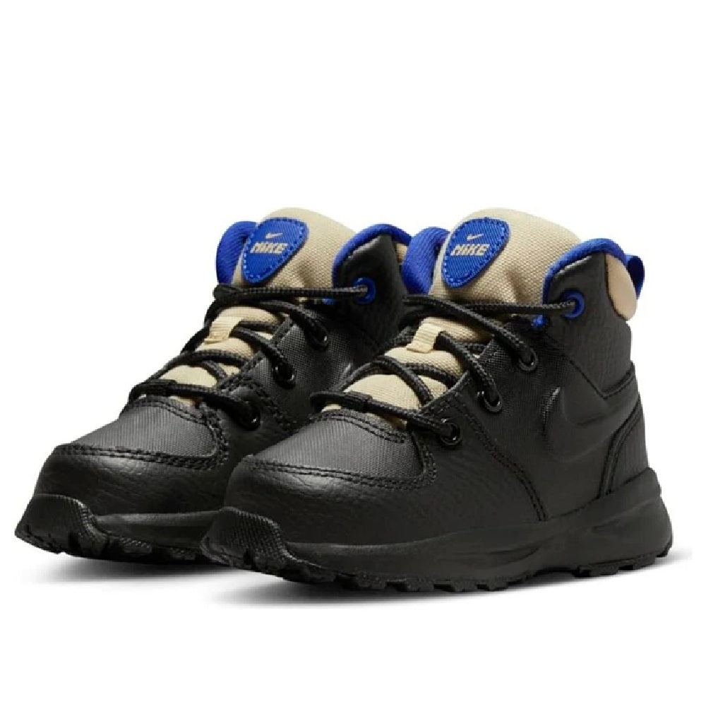 Toddler's Nike Manoa LTR Black/Black-Sesame-Game Royal (BQ5374 003)