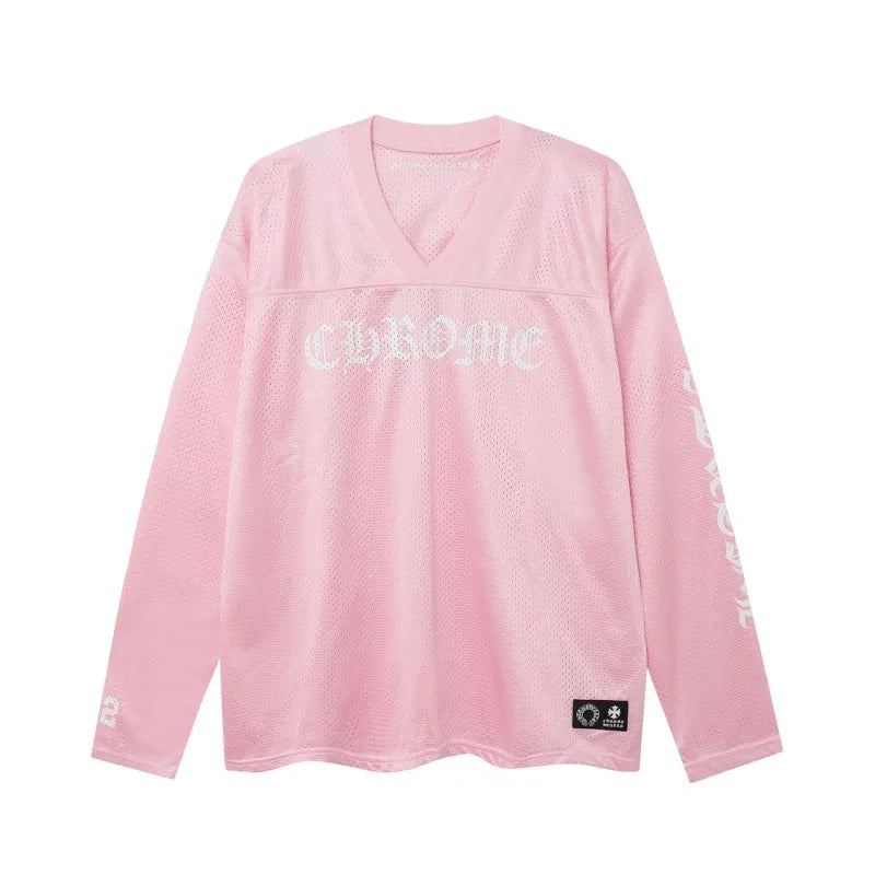 Chrome Hearts Love You Mesh Warm Up Jersey Pink