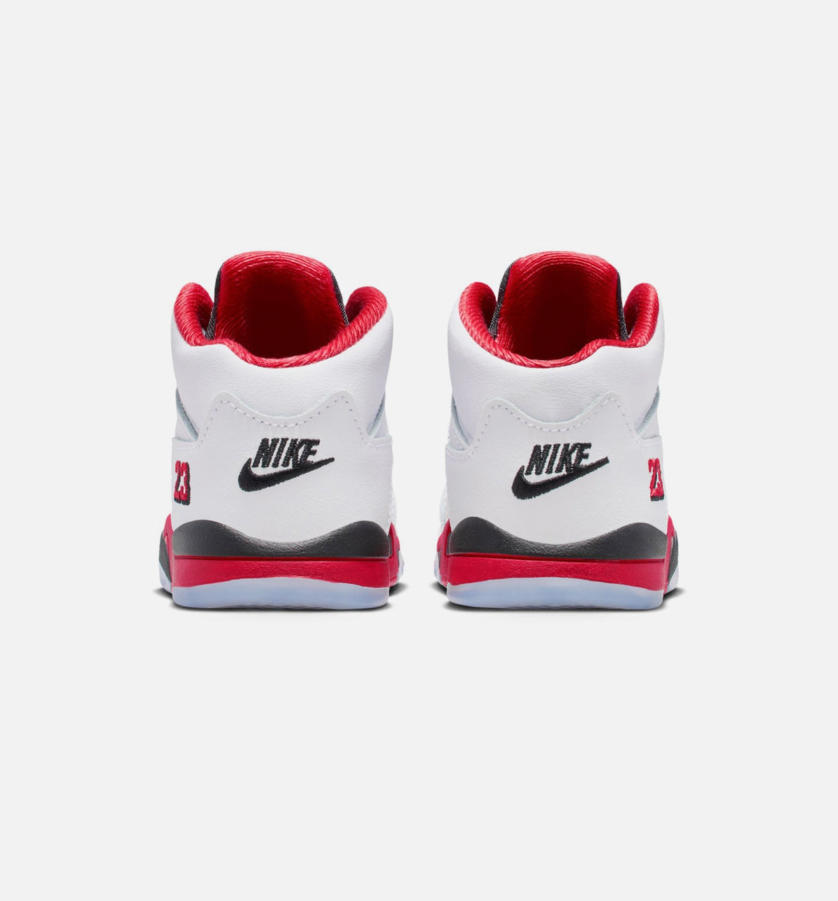 Air Jordan 5 Retro Fire Red Infant/Toddler Shoe - Fire Red/White