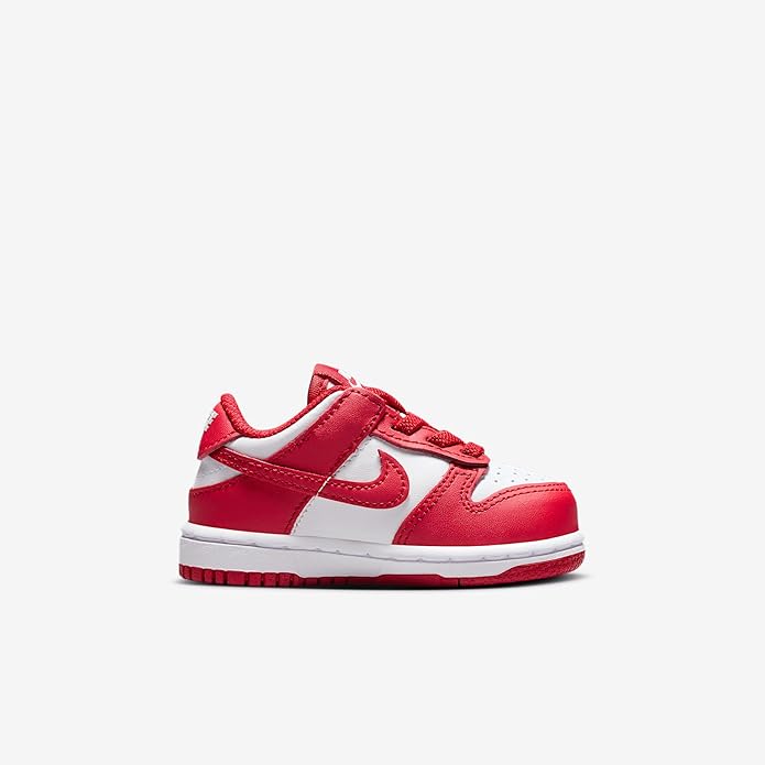 Toddler's Nike Dunk Low White/University Red-White (FB9107 119)