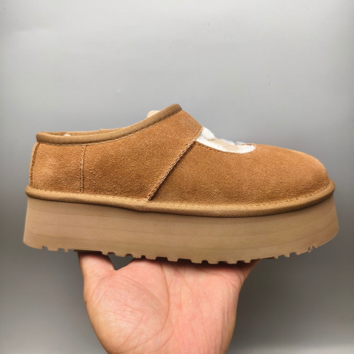 Chestnut Mary Jane Platform Fashion Shoes — New Arrival | In Stock