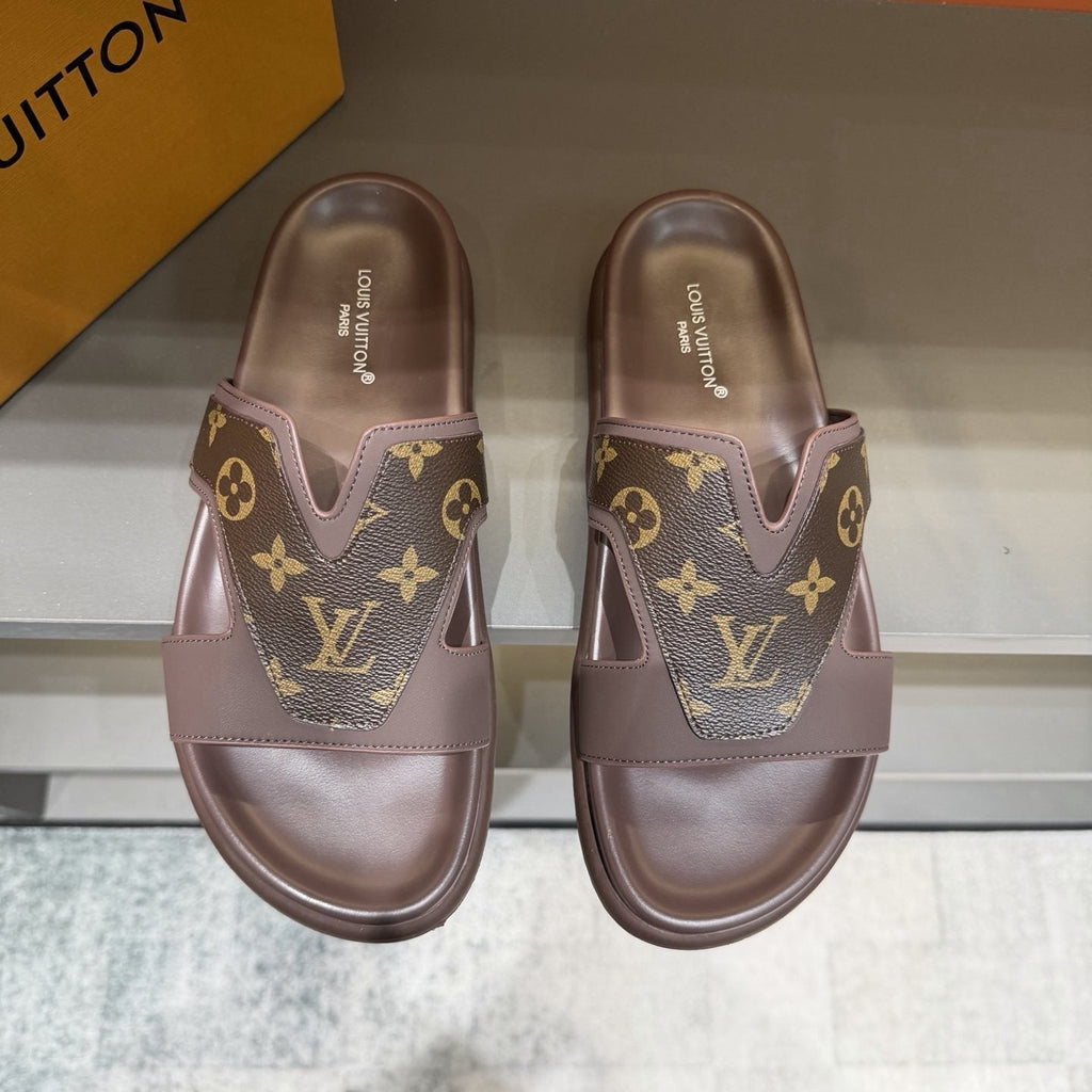 Louis Vuitton Oasis Cutout Slide Sandals