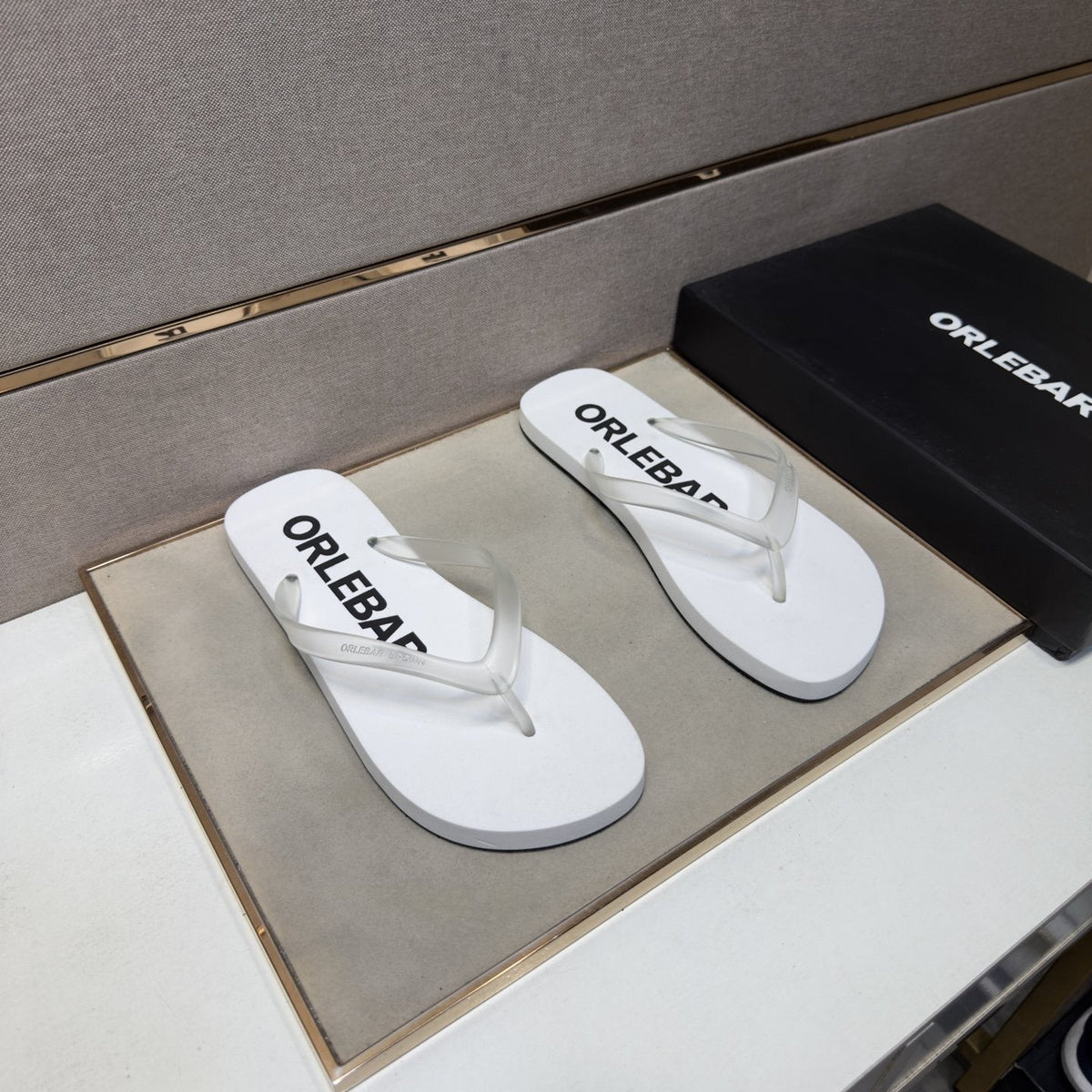 ORLEBAR Branded Strap Flip-Flops