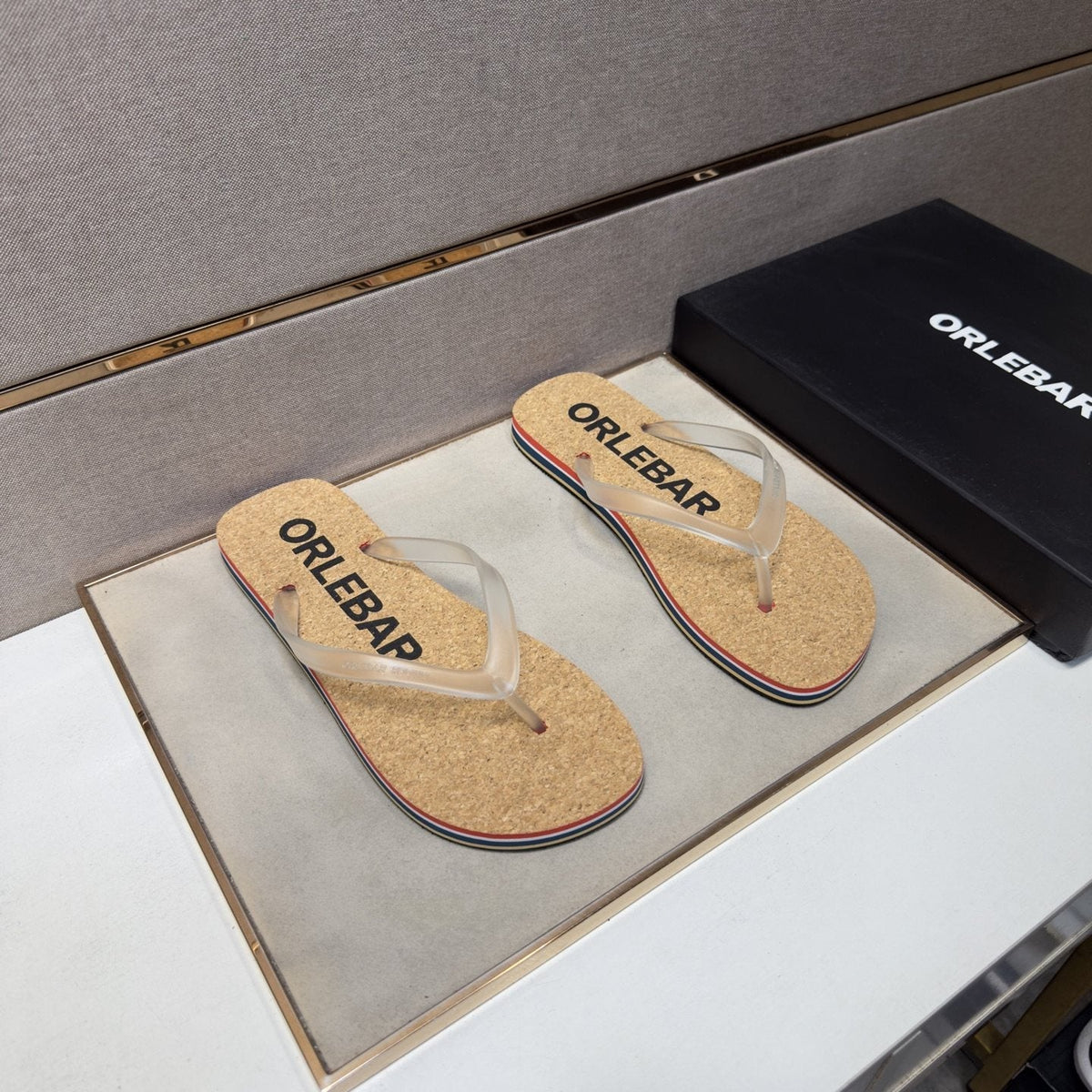ORLEBAR Branded Strap Flip-Flops