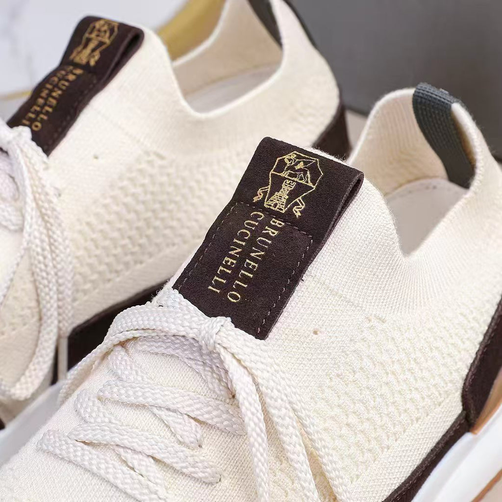 Brunello Cucinelli Contrast Low-Top Sneakers