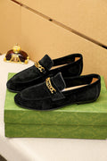 Gucci Chain Detail Loafers
