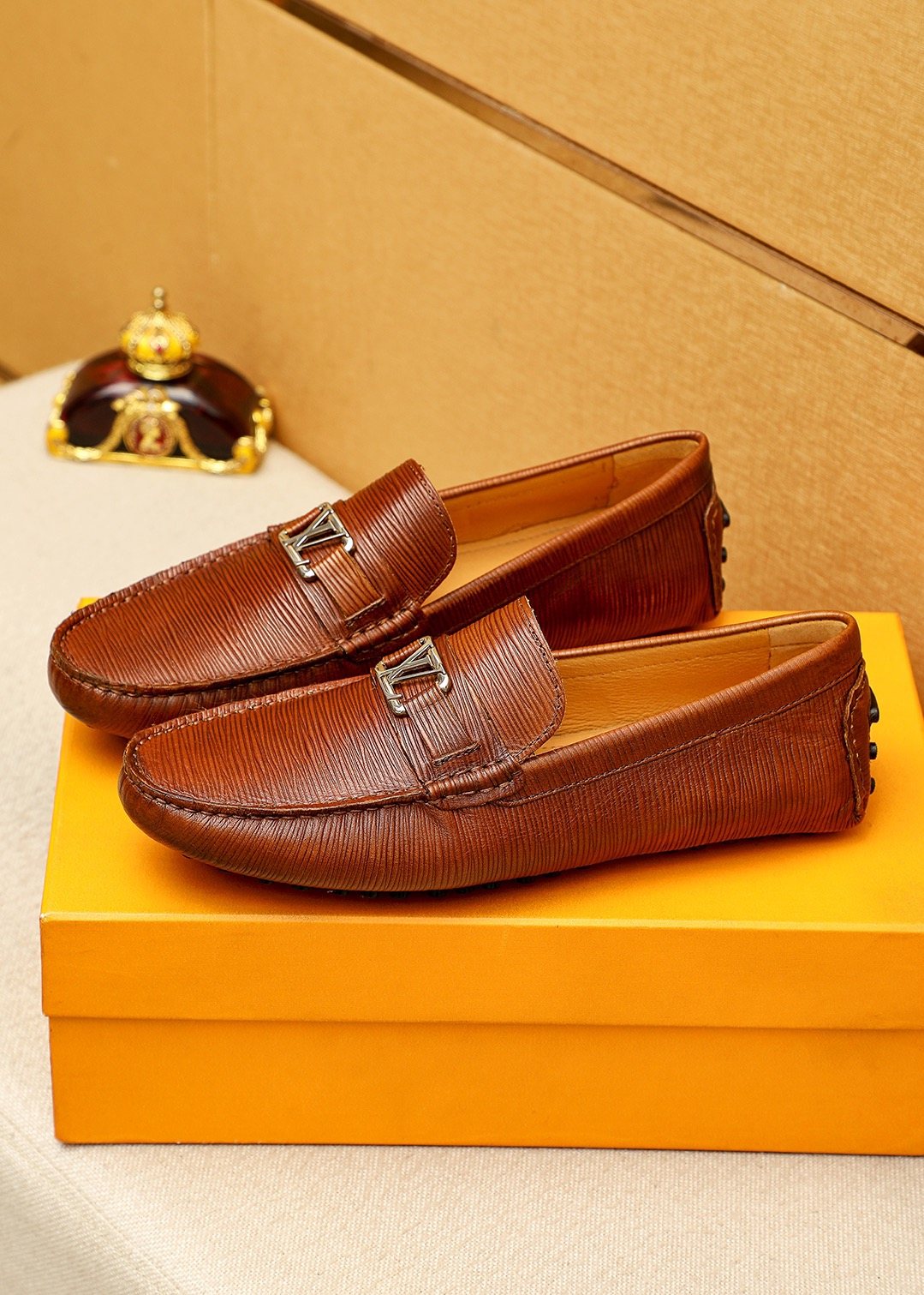 Louis Vuitton Textured Driving Shoes