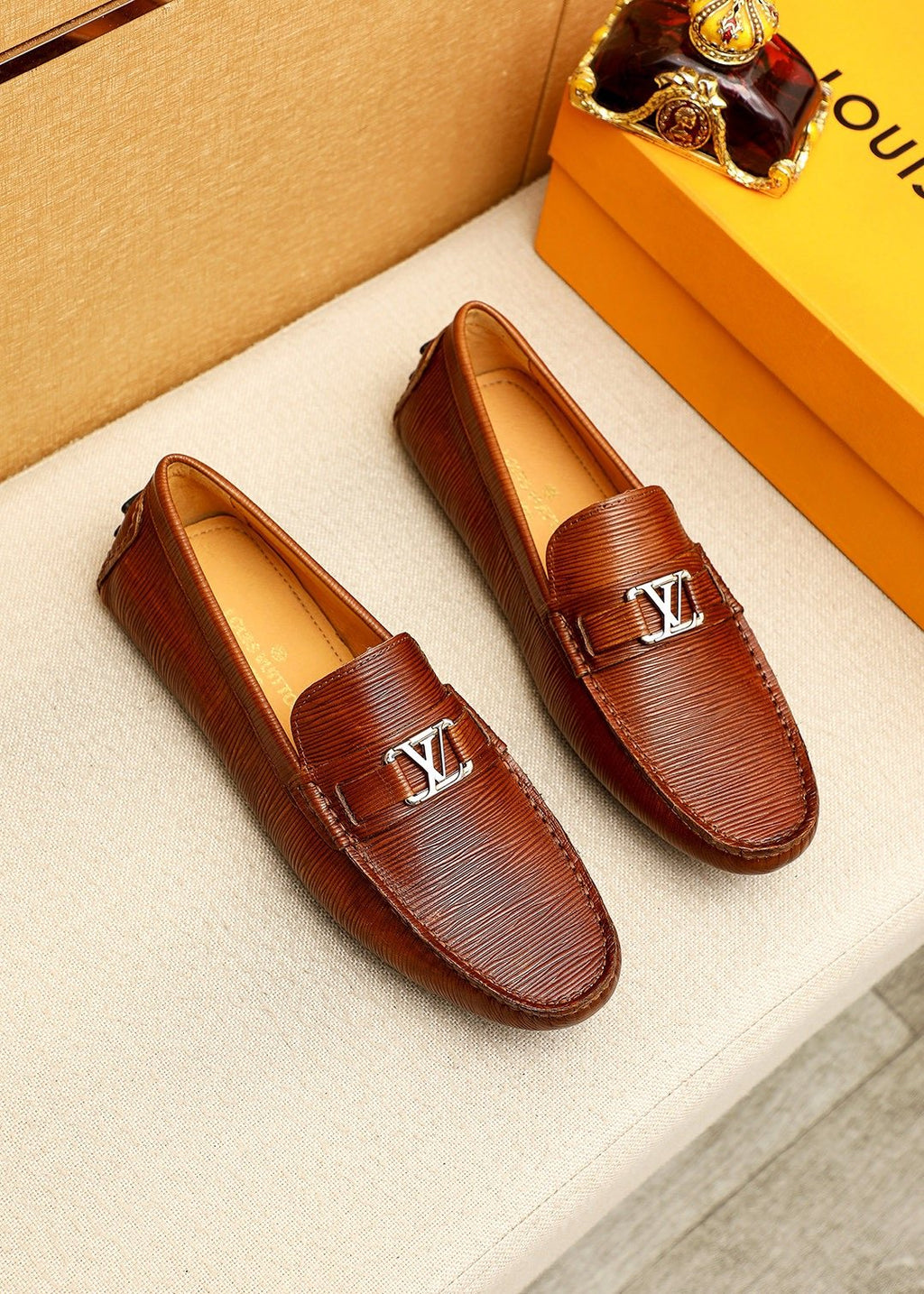 Louis Vuitton Textured Driving Shoes